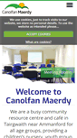 Mobile Screenshot of canolfanmaerdy.co.uk
